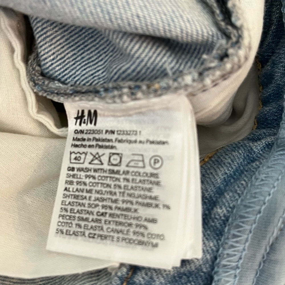 MAMA Slim Mom Ankle Jeans Small Pale Denim Blue Maternity Full Panel Pregnacy - Picture 5 of 7